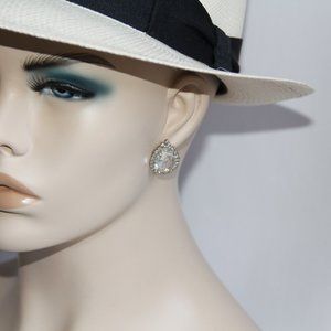 2-Pairs Fabulous Swarovski Crystal Earrings